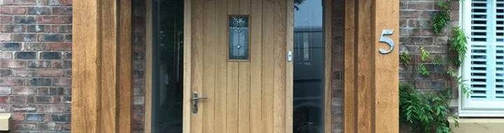 External wooden doors