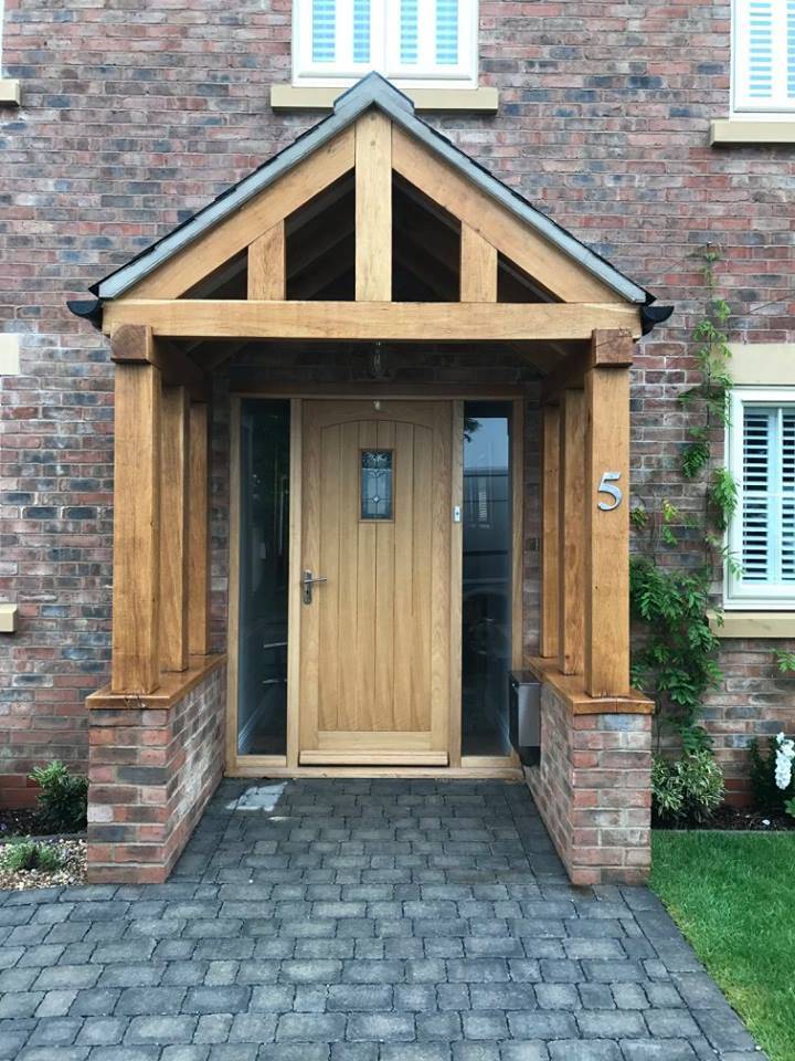 External wooden doors