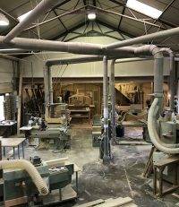 Inside of a workshop