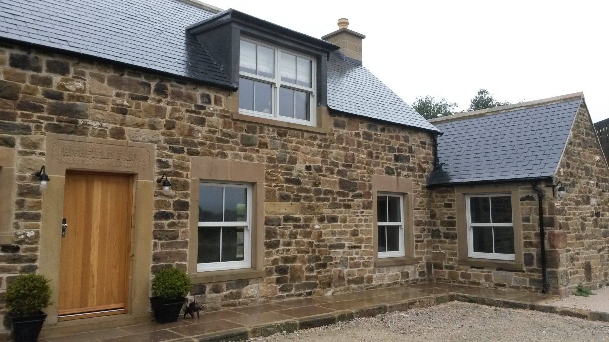 Accoya doors and windows in a cottage