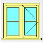 A rated timber Windows