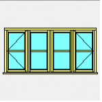 A rated timber Windows