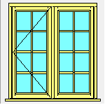 A rated timber Windows