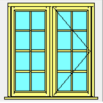 A rated timber Windows