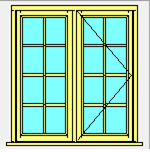 A rated timber Windows