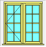 A rated timber Windows