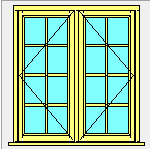 A rated timber Windows