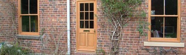 External wooden doors in Nottingham