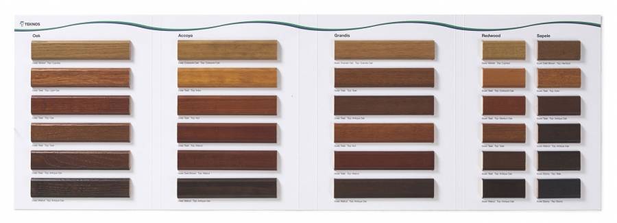 Accoya Wood Brown Shades