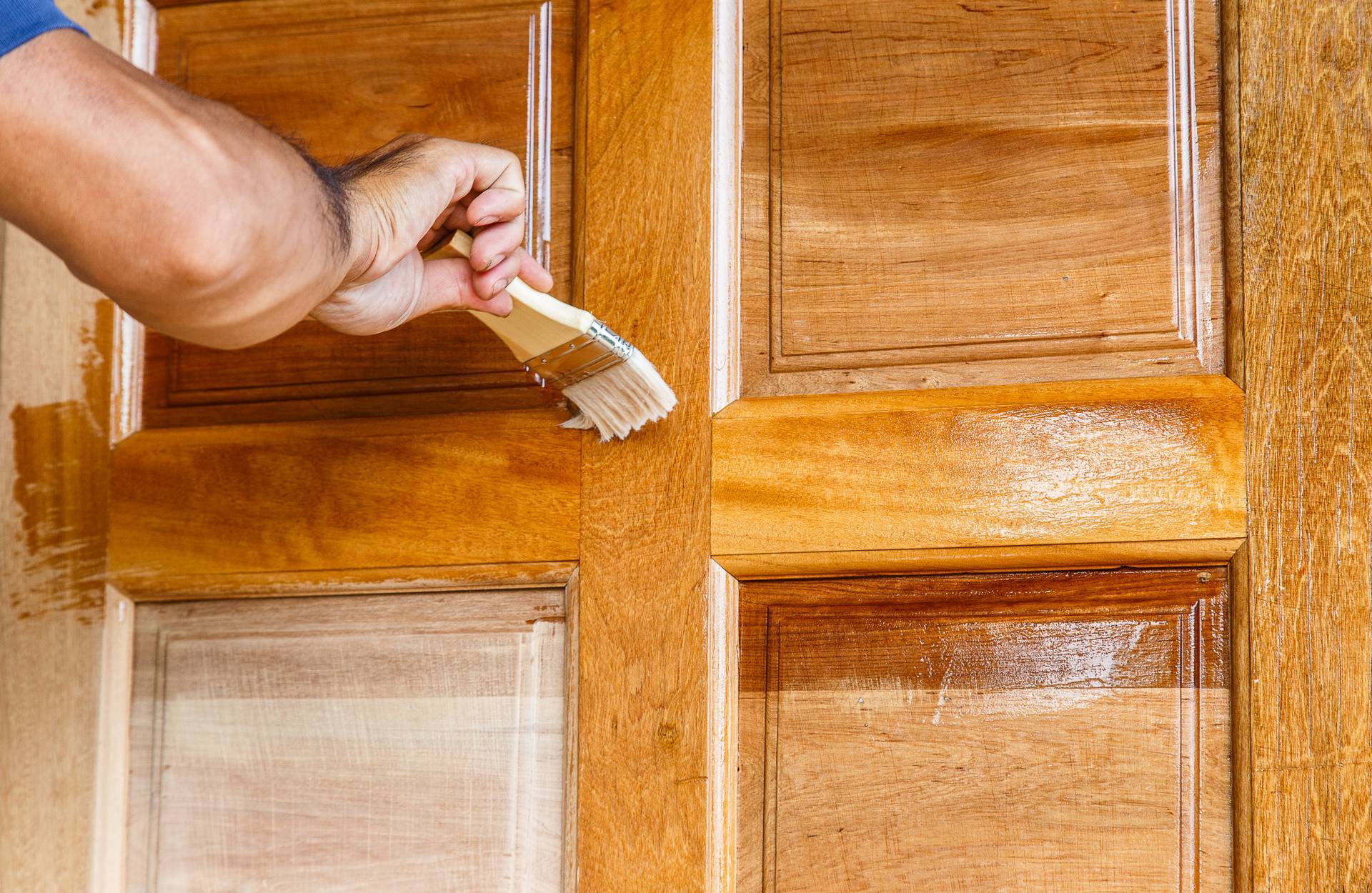 External wooden doors