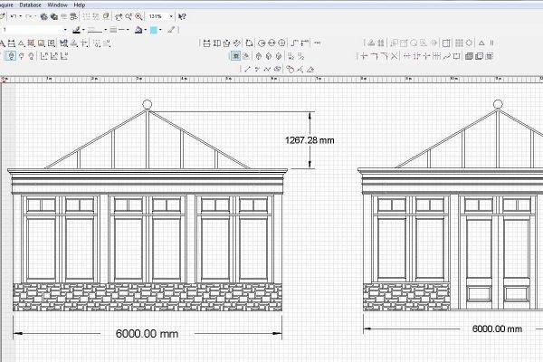 Bespoke joinery cad picture