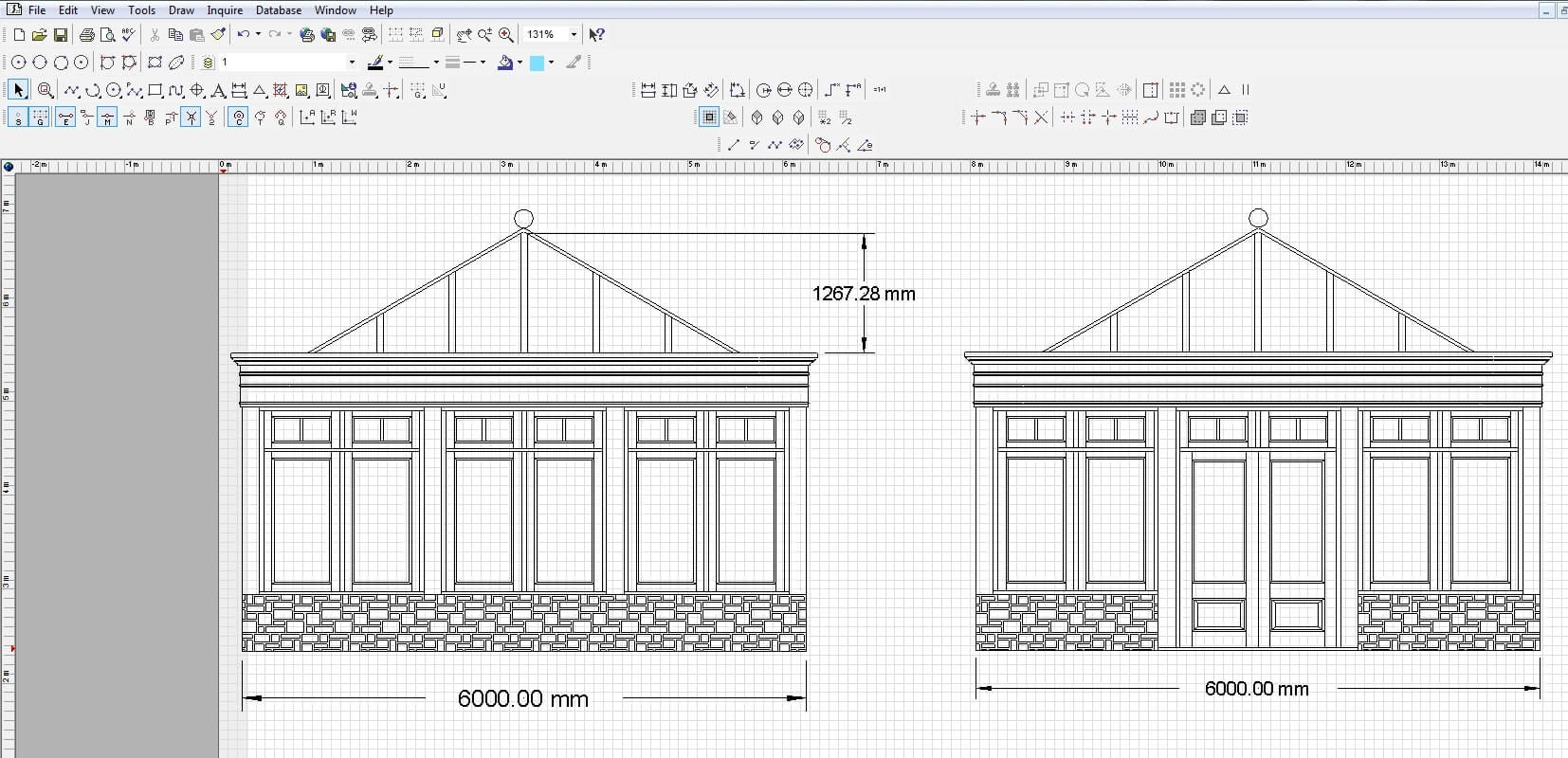 Bespoke joinery cad picture