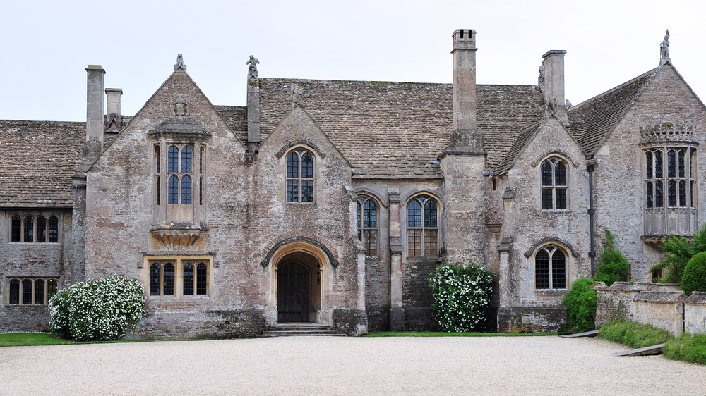 Period property windows in a stately