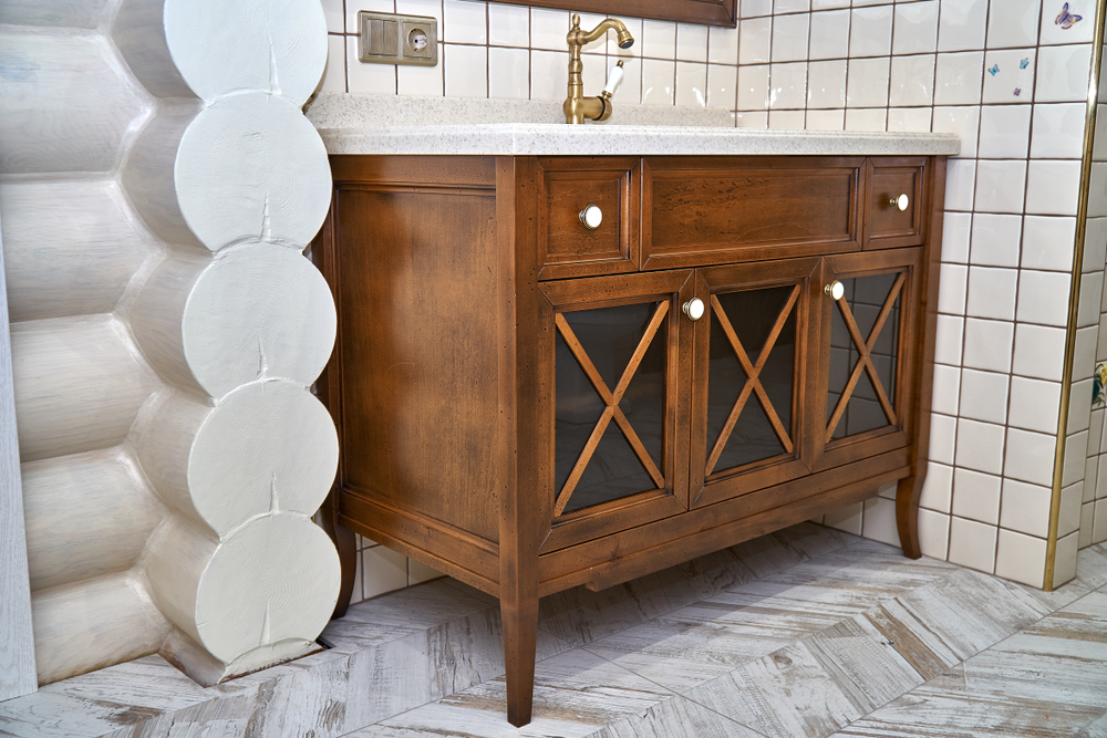 Bespoke wooden bathroom