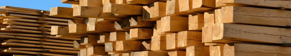 A pile of cut up hardwood